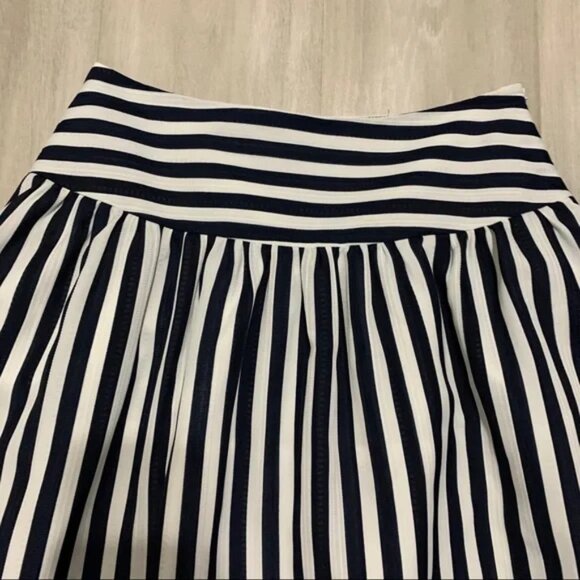 Anthropologie Maeve Striped High Waist Midi Skirt - Picture 6 of 12